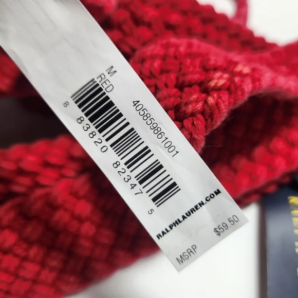 NWT Men's Ralph Lauren Polo Webbed Cotton O Ring Belt - Picture 4 of 9